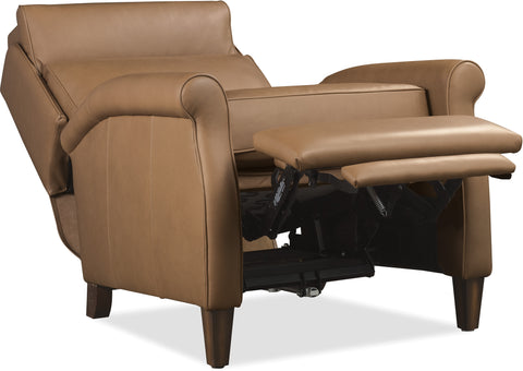 Hooker Furniture Living Room Randall Power Recliner with Pop-Up Headrest