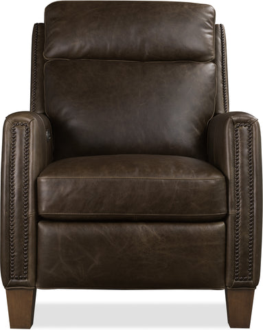 Hooker Furniture Living Room Jacklyn Power Recliner with Pop-Up Headrest