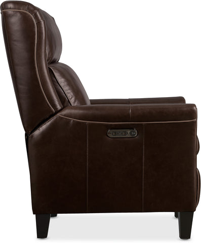 Hooker Furniture Living Room Henley Power Recliner with Power Headrest