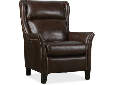 Hooker Furniture Living Room Henley Power Recliner with Power Headrest