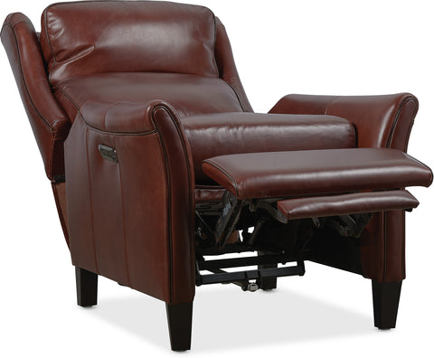 Hooker Furniture Living Room Henley Power Recliner with Power Headrest