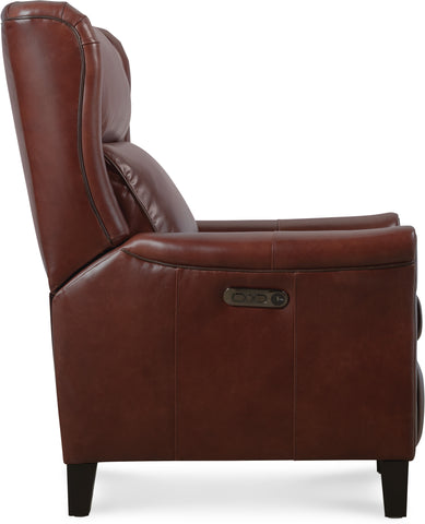 Hooker Furniture Living Room Henley Power Recliner with Power Headrest