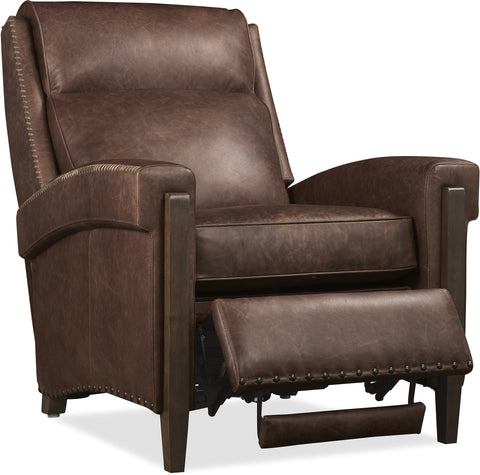 Hooker Furniture Living Room Whitton Power Recliner with Power Headrest