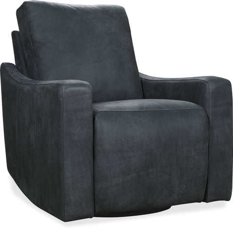 Hooker Furniture Living Room Lewis Power Swivel Recliner