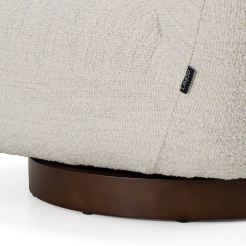 Modrest Renee Modern Cream Fabric Swivel Chair Model VGKK-KFA1157-C-CH