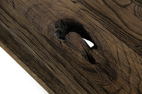 Modrest Renzo Modern Oak & Concrete 118" Dining Table Model VGGRRENZO-118