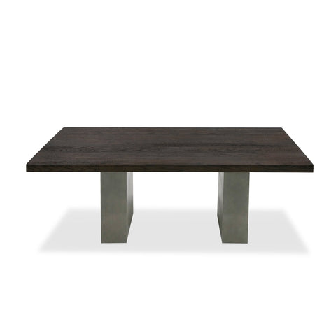 Modrest Renzo Modern Oak & Concrete 79" Dining Table Model VGGRRENZO-79