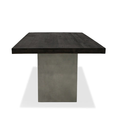 Modrest Renzo Modern Oak & Concrete 79" Dining Table Model VGGRRENZO-79