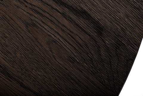 Modrest Renzo Modern Round Oak & Concrete Dining Table Model VGGR649320