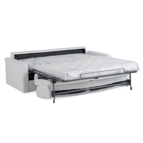 Lamod Italia Revers Italian Modern White Leather Queen Sofabed Model VGDTREVERS-160-wHITE