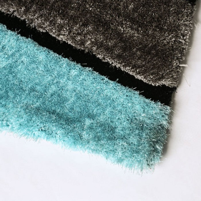 WINNIPEG 5' X 7' GRAY & BLUE AREA RUG