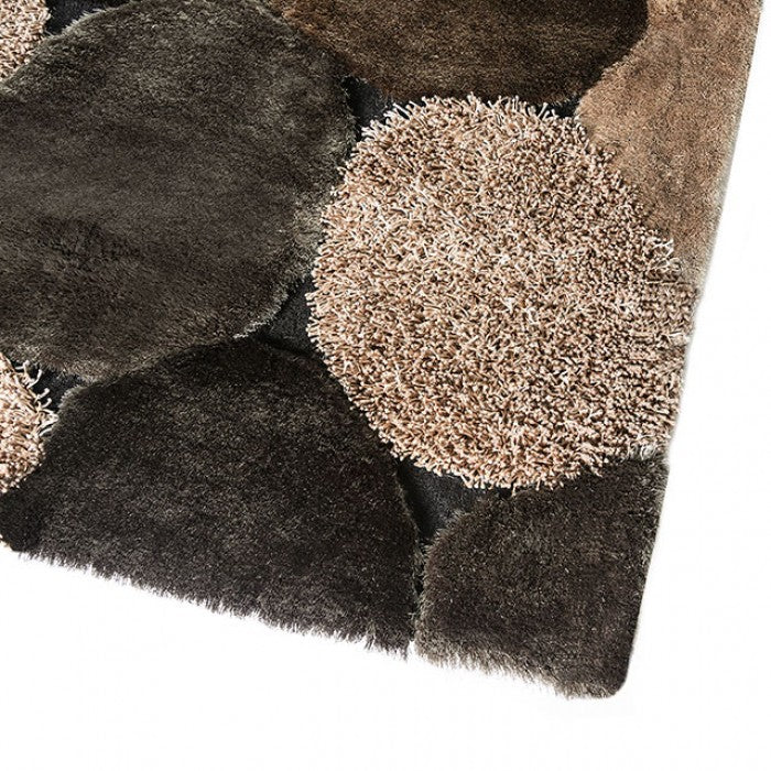 VANCOUVER 5' X 7' GRAY & BEIGE AREA RUG
