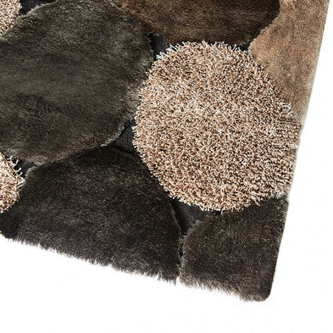 VANCOUVER 5' X 7' GRAY & BEIGE AREA RUG