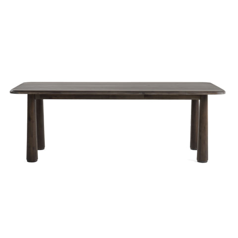 Modrest Rhea Modern 87" Dark Acacia Rectangular Dining Table Model VGWDMAR-DT2.2-DK