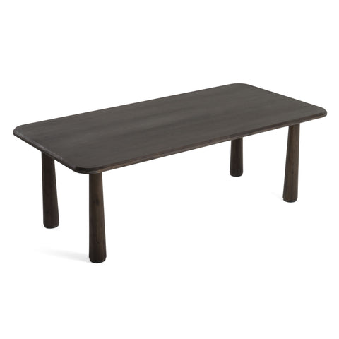 Modrest Rhea Modern 87" Dark Acacia Rectangular Dining Table Model VGWDMAR-DT2.2-DK
