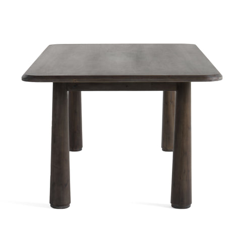 Modrest Rhea Modern 87" Dark Acacia Rectangular Dining Table Model VGWDMAR-DT2.2-DK
