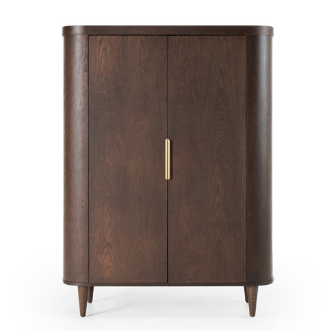 Modrest Richmond Modern Brown Rounded Tall Buffet Model VGME-RICHMOND-BROWN-TB