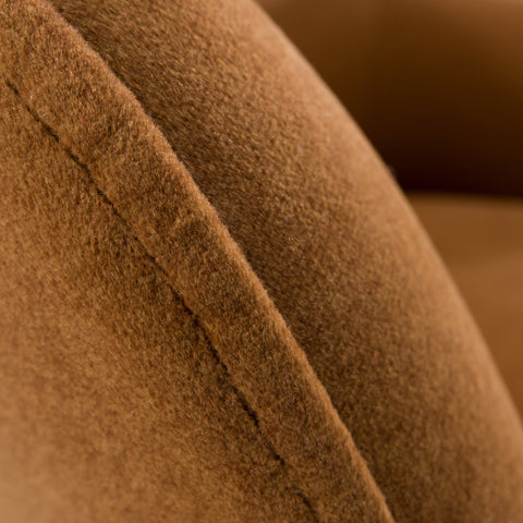 Modrest Risa Modern Rust Fabric Swivel Dining Chair Model VGEU-MC-7598CH-RUST