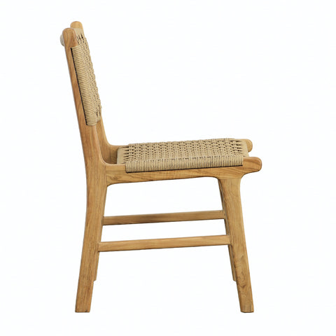 Dallas Natural Finish Outdoor Dining Chair
