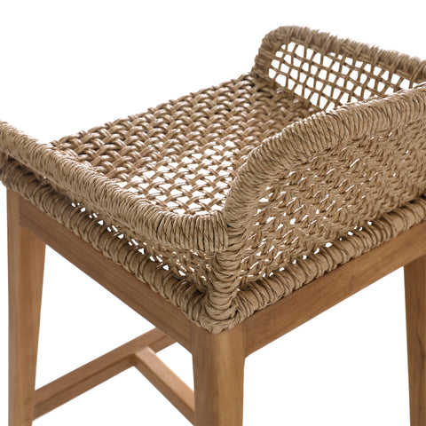 Audra Natural Outdoor Barstool