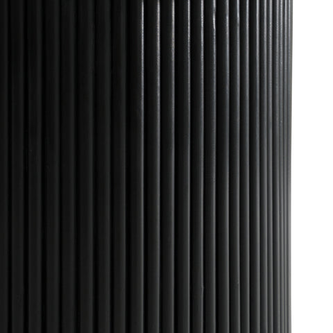 Modrest Rivas Modern White Marble & Black Hex Dining Table Model VGNR-NI90201