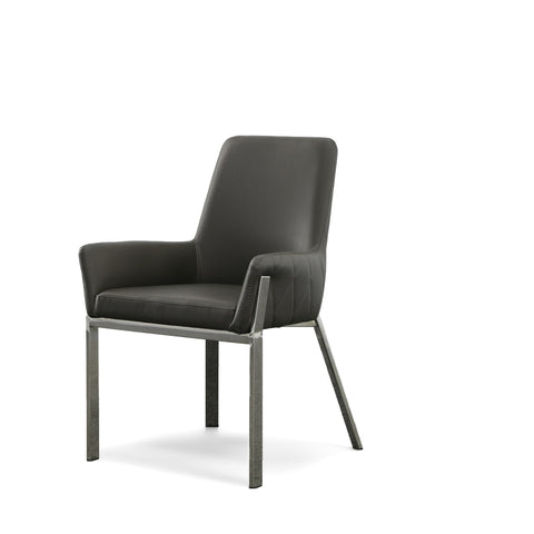 Modrest Robin Modern Grey Bonded Leather Dining Chair By VIG Furniture