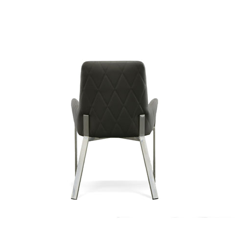 Modrest Robin Modern Grey Bonded Leather Dining Chair By VIG Furniture