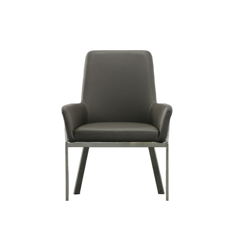 Modrest Robin Modern Grey Bonded Leather Dining Chair By VIG Furniture