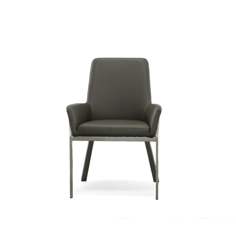 Modrest Robin Modern Grey Bonded Leather Dining Chair By VIG Furniture