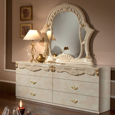 Modrest Rococo Italian Classic Beige Dresser Model VGACROCOCO-BGE-DRS