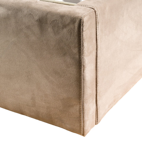 Modrest Roma Modern Taupe Microfiber Upholstered Bed Model VGVCBD2305-TPE