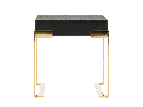 Modrest Rothsay Modern Wenge & Gold Nightstand Model VGVC-N096A