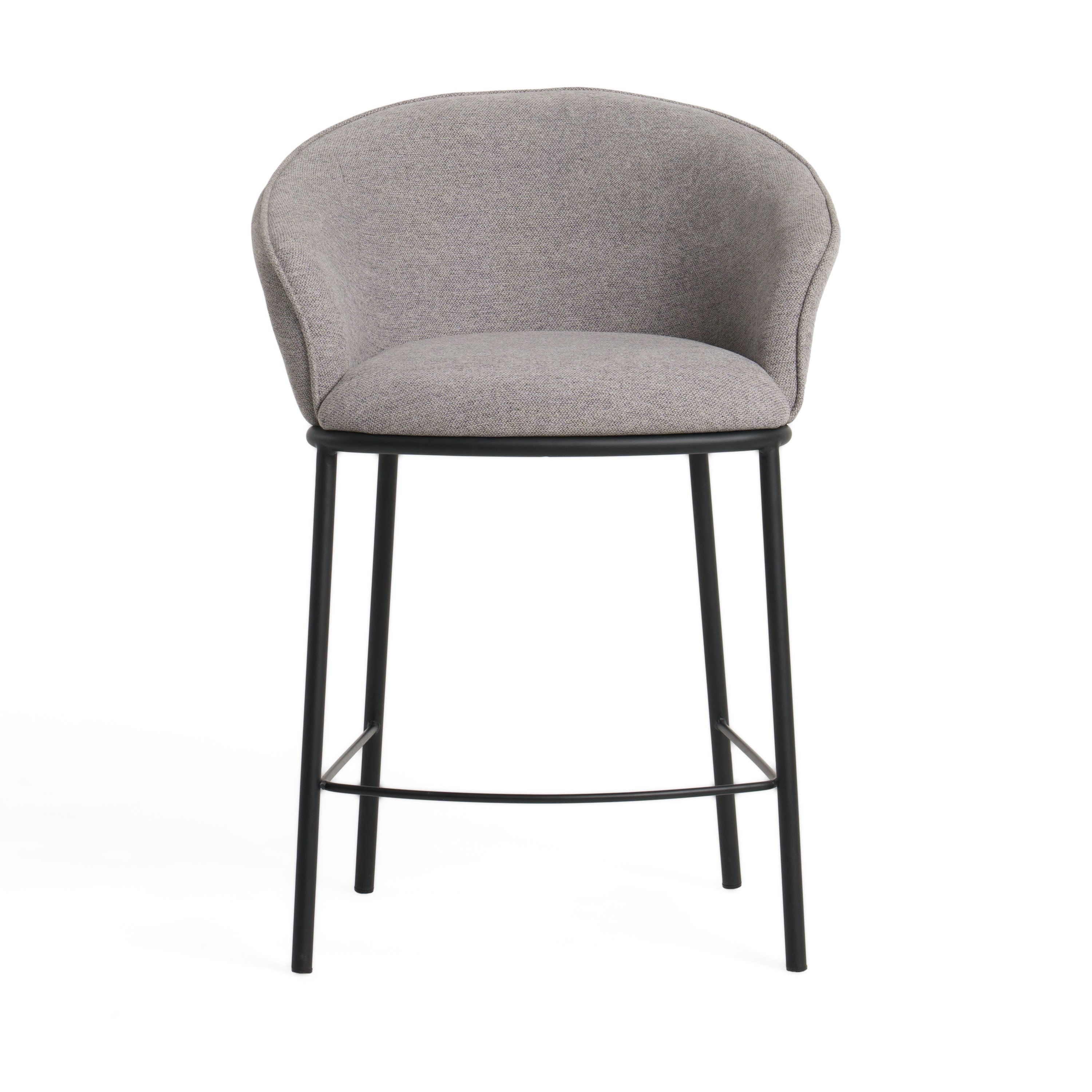 Modrest Rumi Modern Grey Counter Stool Model VGFH-0119175-CG-BS