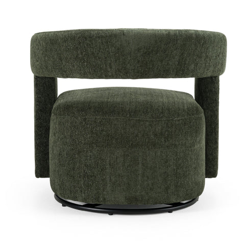 Modrest Ryan Modern Olive Green Fabric Swivel Accent Chair Model VGDW-DS1018-GRY