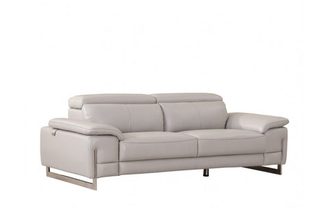 636 DivanItalia Dark Gray Sofa – Top Grain Italian LeatherModel:  FCF-LIGHT-GRAY-S