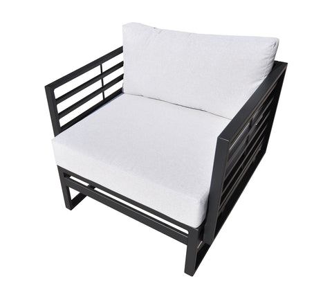 Renava Wharf Outdoor Grey & Black Sofa Set Model VGGES0273