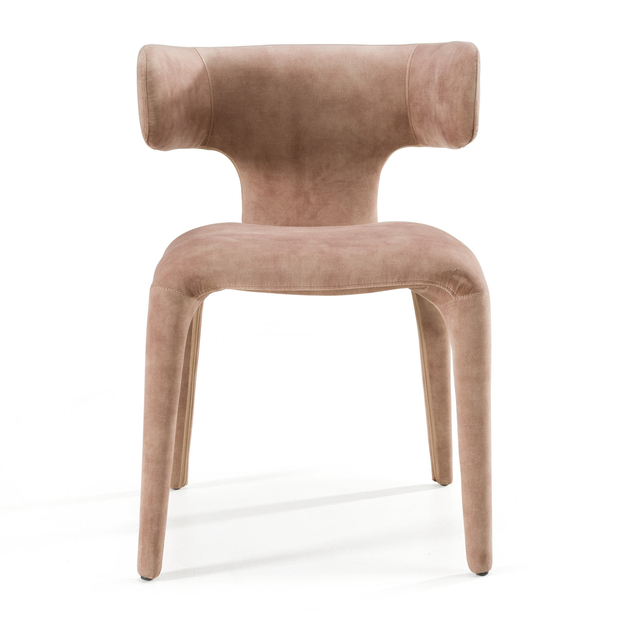 Modrest Saehee Modern Brown Velvet Dining Chair Model VGEU-MC-7512CH-BRN