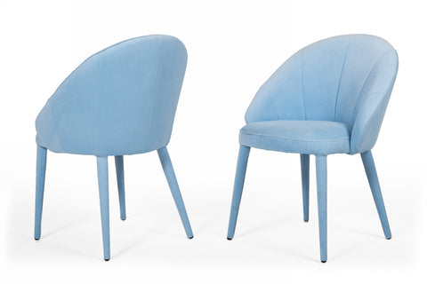 Modrest Sanders Modern Blue Dining Chair By VIG Furniture