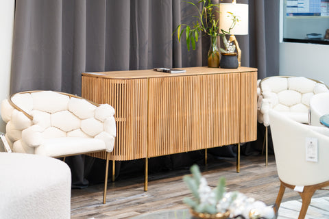 Modrest Sandy Modern Natural Ash Buffet Model VGDW-J9853