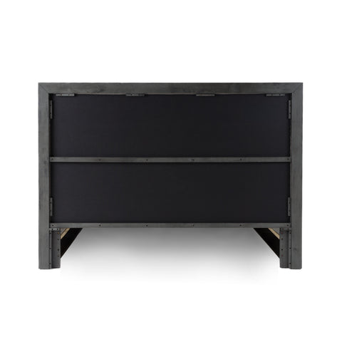 Nova Domus Santa Barbara Modern Grey Fabric & Grey Wash Bed Model VGMA-BR-152-BED-GRY