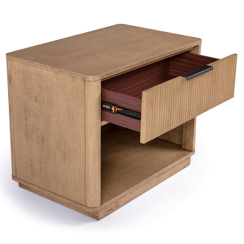 Nova Domus Santa Monica Modern Natural Oak Nightstand Model VGMABR-144-NS