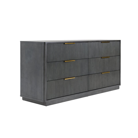 Nova Domus Santa Monica Modern Grey Wash Dresser Model VGMA-BR-144-DRS-GRY
