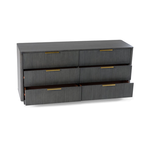 Nova Domus Santa Monica Modern Grey Wash Dresser Model VGMA-BR-144-DRS-GRY