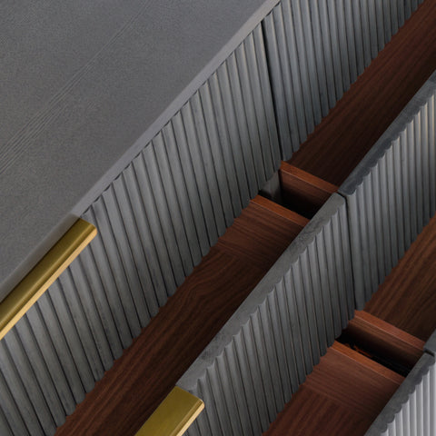 Nova Domus Santa Monica Modern Grey Wash Dresser Model VGMA-BR-144-DRS-GRY