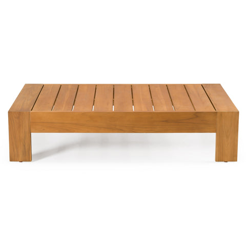 Renava Santorini Outdoor Grey Olefin Fabric & Natural Teak Sofa Set Model VGEF-CROVIE-SET