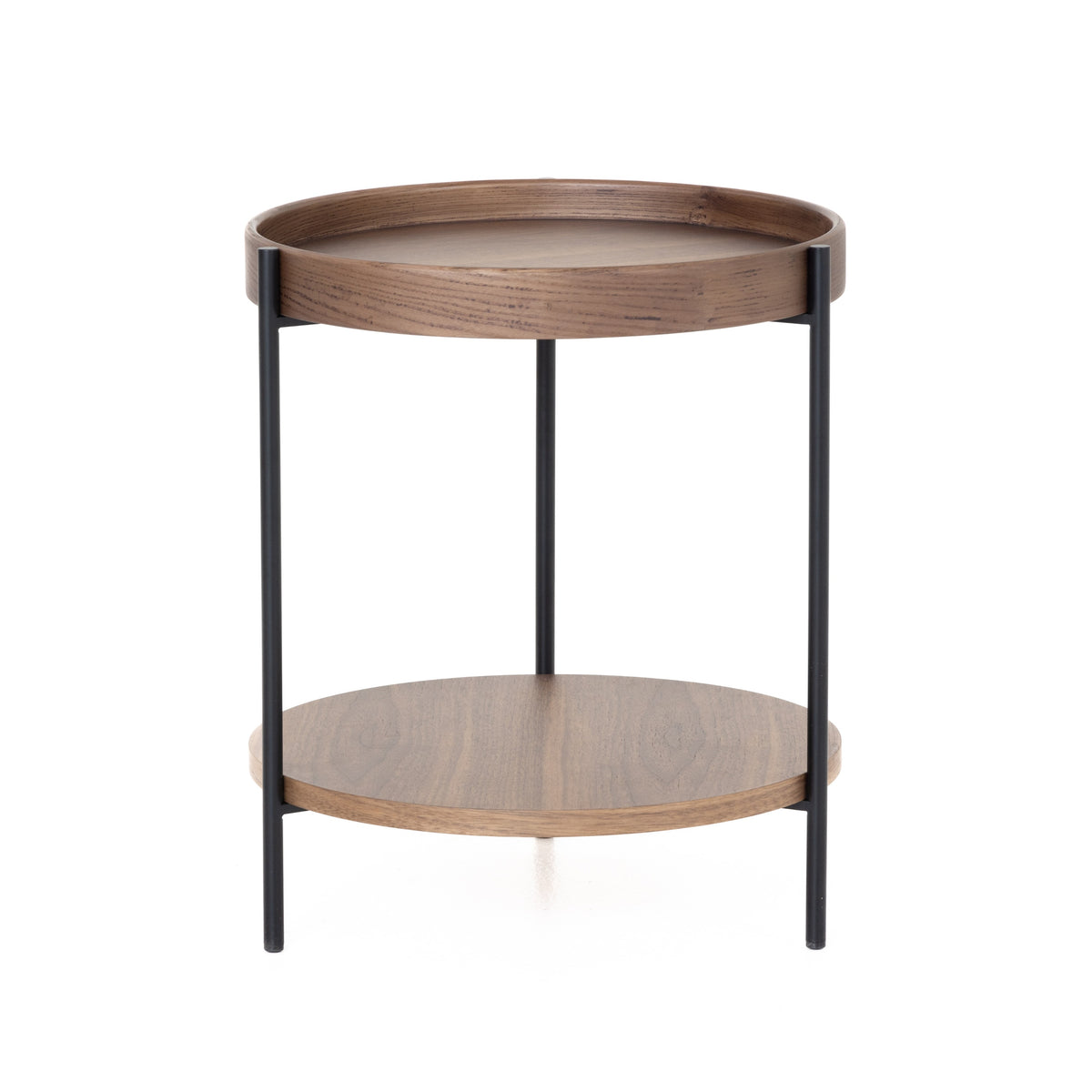 Modrest Savoy Modern Walnut End Table Model VGDW-J5766-WAL