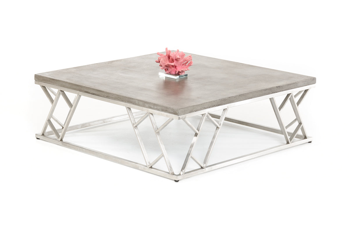 Modrest Scape Modern Concrete Coffee Table Model VGGR630300