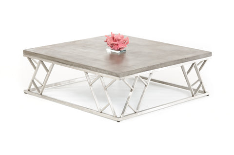Modrest Scape Modern Concrete Coffee Table Model VGGR630300