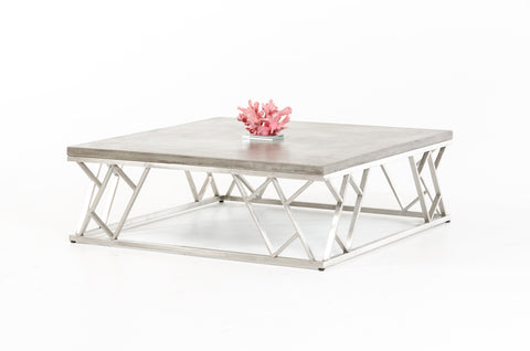 Modrest Scape Modern Concrete Coffee Table Model VGGR630300
