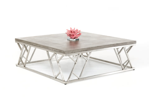 Modrest Scape Modern Concrete Coffee Table Model VGGR630300
